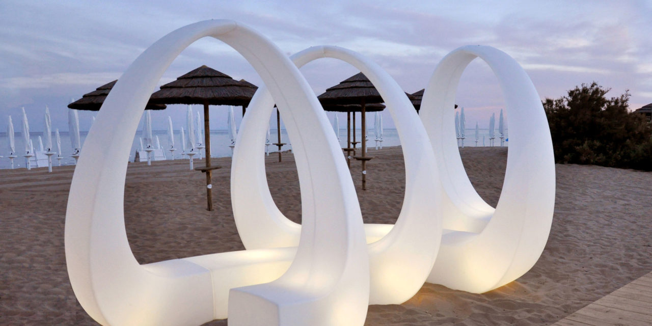 Luxus Loungemöbel für den Strand oder Terrasse