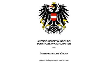 Anzeigenbestätigungen bei den Staatsanwaltschaften