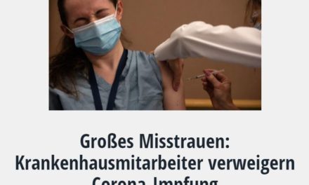 Großes Misstrauen: Krankenhausmitarbeiter verweigern Corona-Impfung