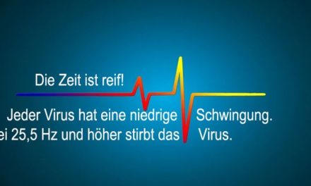 Jeder Virus hat eine niedrige Schwingung. Bei 25,5 Hz und höher stirbt das Virus.