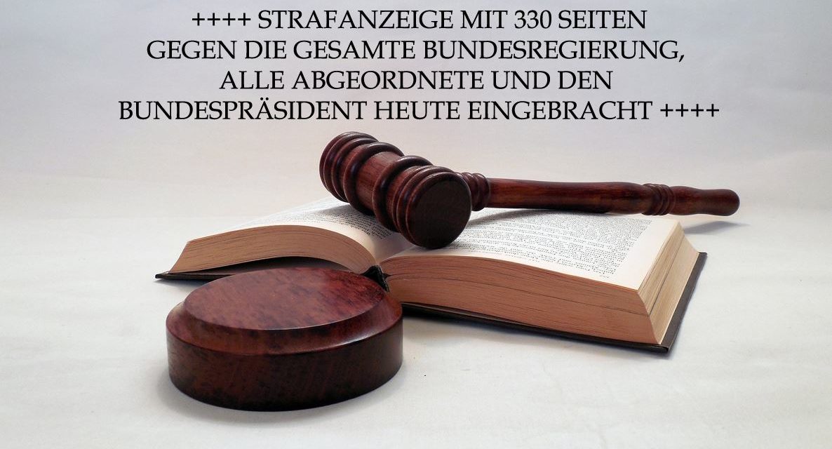 Strafanzeige gegen die Regierung (Kurzfassung)