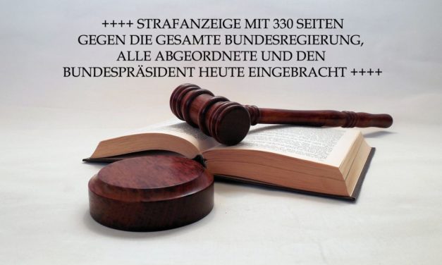 Strafanzeige gegen die Regierung (Kurzfassung)