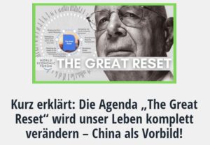 Agenda The Great Reset