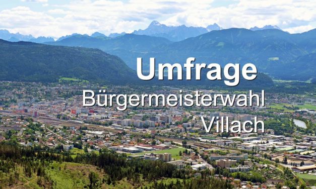 Umfrage Bürgermeisterwahl Villach