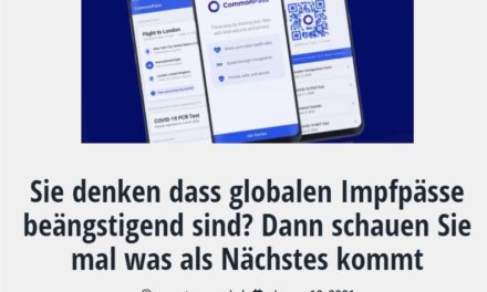 Sie denken dass globalen Impfpässe beängstigend sind? Dann schauen Sie mal was als Nächstes kommt