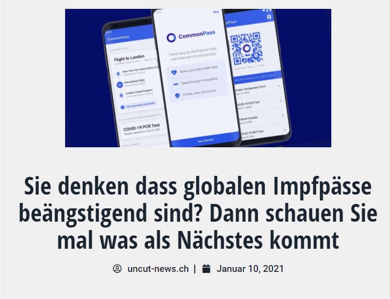 Sie denken dass globalen Impfpässe beängstigend sind? Dann schauen Sie mal was als Nächstes kommt