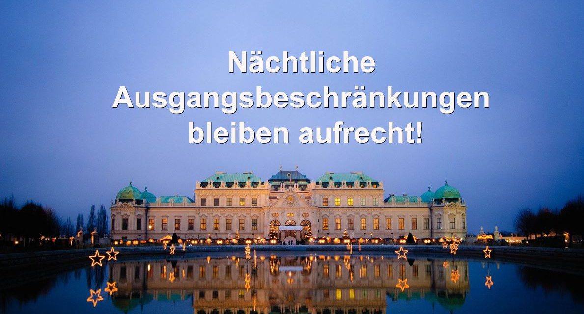 Schulen und Handel öffnen wieder plus Ausgangsbeschränkungen?