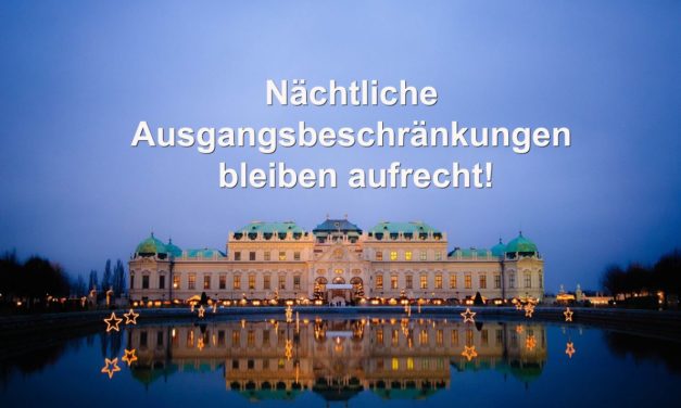 Schulen und Handel öffnen wieder plus Ausgangsbeschränkungen?