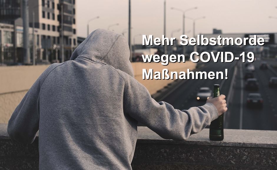 Mehr Selbstmorde wegen COVID-19-Maßnahmen! Die Zahl der Studien, die das belegen, wächst