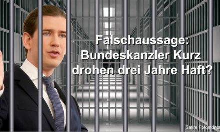Falschaussage: Bundeskanzler Kurz drohen drei Jahre Haft?