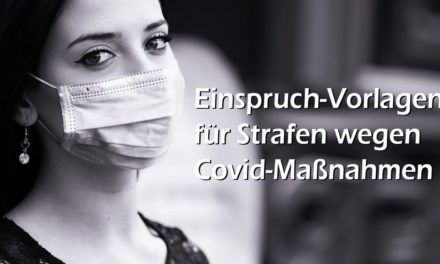 Einspruch gegen Corona Strafe | Einspruch für Strafen wegen der Covid-Maßnahmen