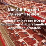 HOFER & co: Nur 4,5 Prozent „faires“ Fleisch im Supermarkt-Regal