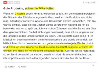 Hofer Artikel vor Öffnung ausverkauft? Beschwerden häufen sich! 13