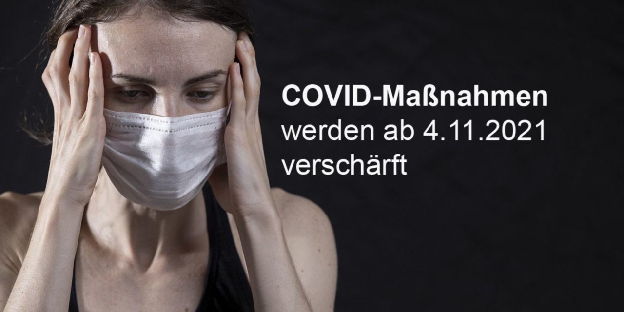 COVID-Maßnahmen werden ab 4. November verschärft