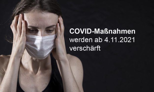 COVID-Maßnahmen werden ab 4. November verschärft