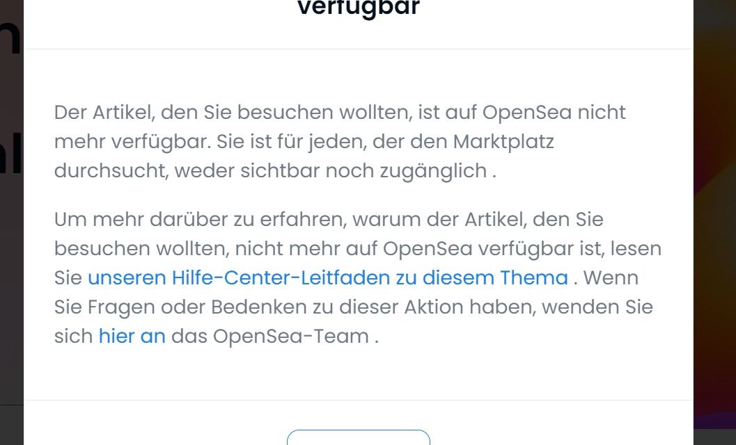 Opensea NFT Erfahrungen