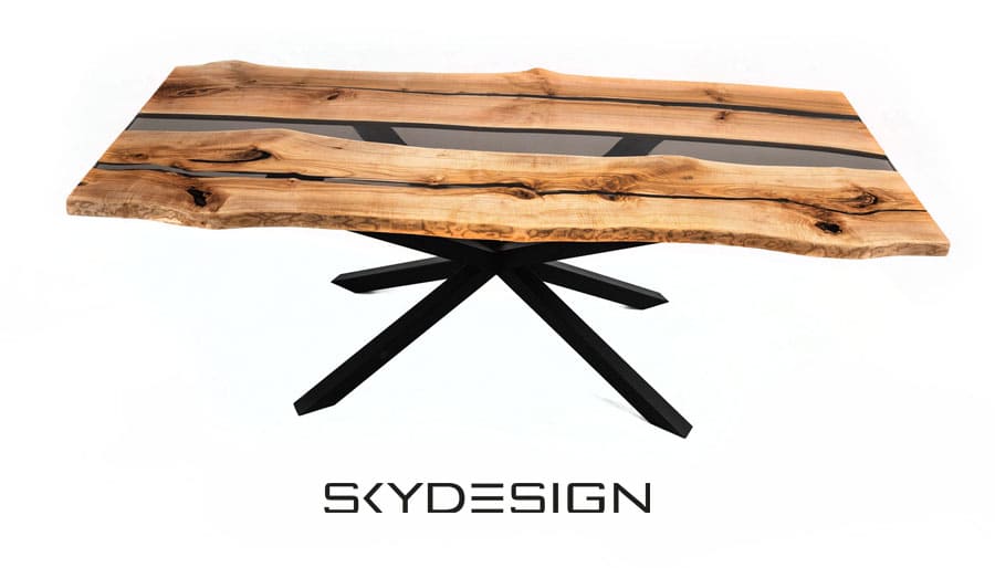 Nowoczesne drewniane stoły