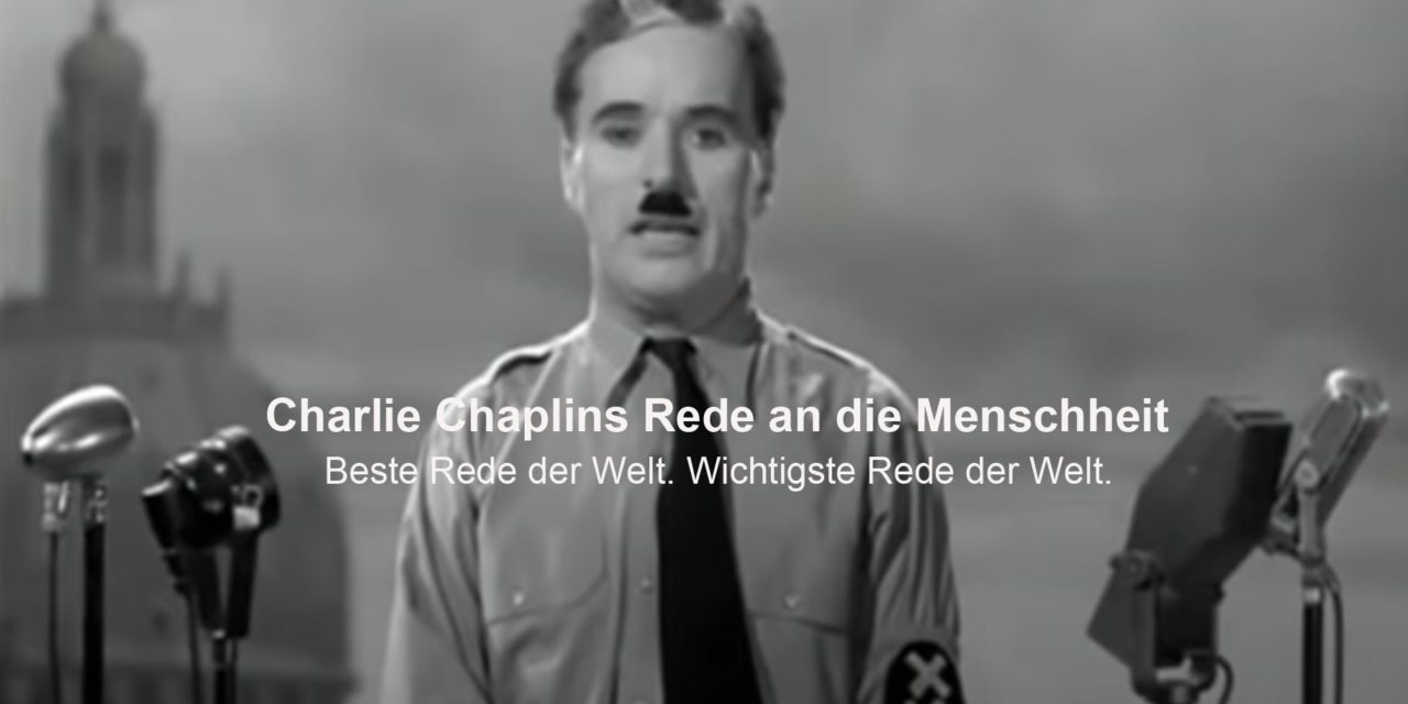 Rede an die Menschheit: Charlie Chaplin in “Der große Diktator” (1940)