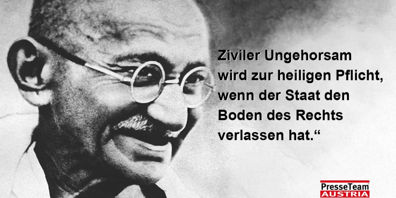 Ziviler Ungehorsam ist ein wichtiger moralisch begründeter Protest