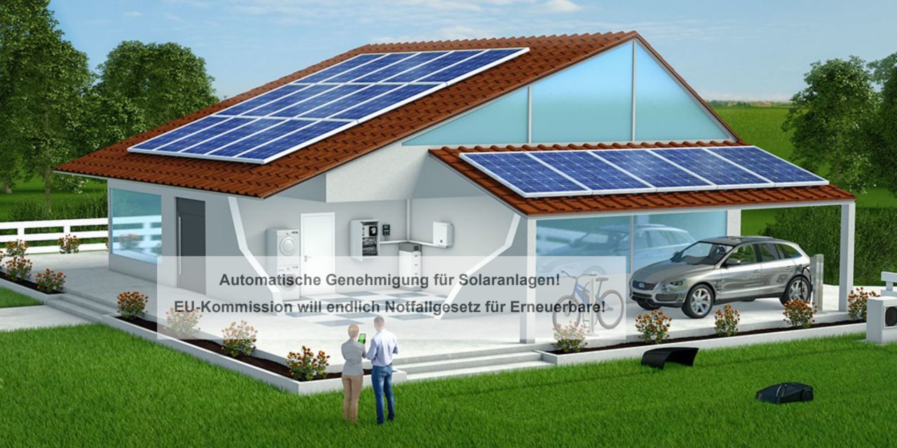 Automatische Genehmigung für Solaranlagen