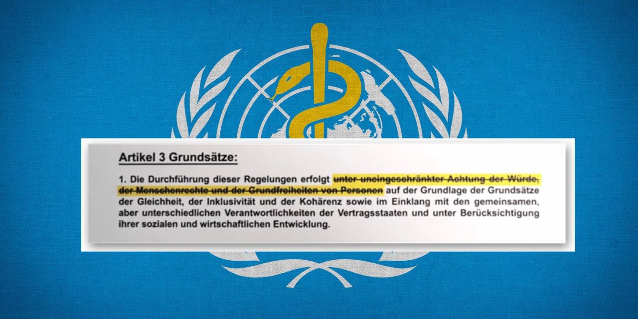 Petition+Umfrage | Ausstieg aus der WHO Diktatur!!!