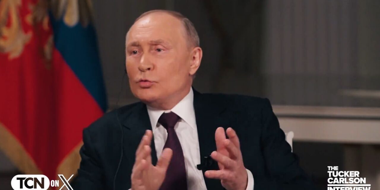 Deutsche Übersetzung: Putin Interview von Tucker Carlson