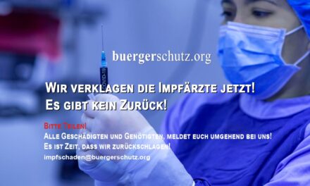 Wir verklagen die Impfärzte jetzt! Es gibt kein Zurück! buergerschutz.org